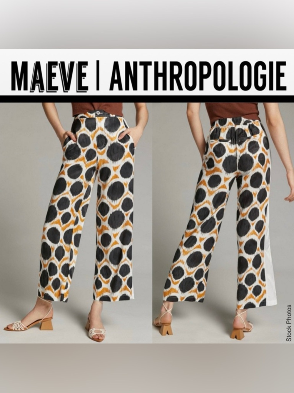Maeve by Anthropologie Wellesley Wide-Leg Pants Mod Boho Print (2)